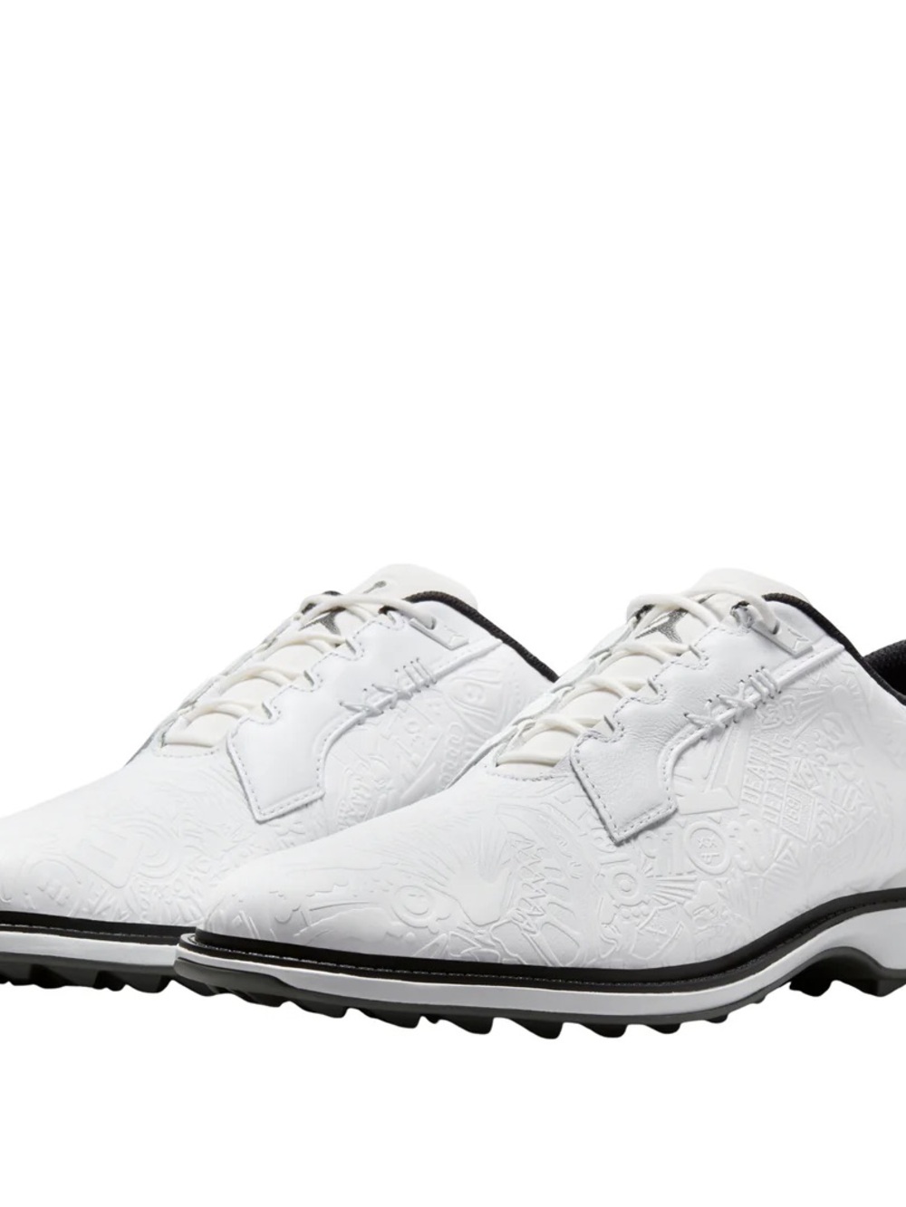 Air Jordan ADG 5 'Laser Etch' White Golf Shoes, Size 10  FQ6642-102